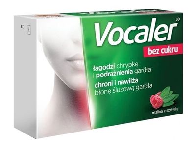 Vocaler ohne Zucker, 12 Lutschtabletten - Medizinisches Produkt für Halsbeschwer