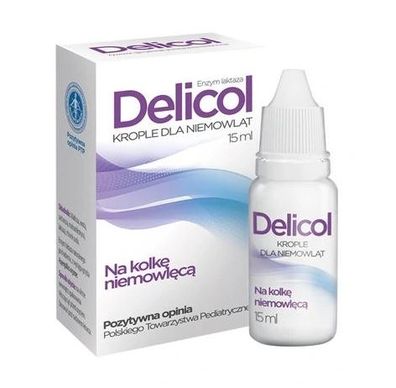 Delicol Laktase Tropfen, 15 ml - Für Babykoliken, langfristige Lösung!