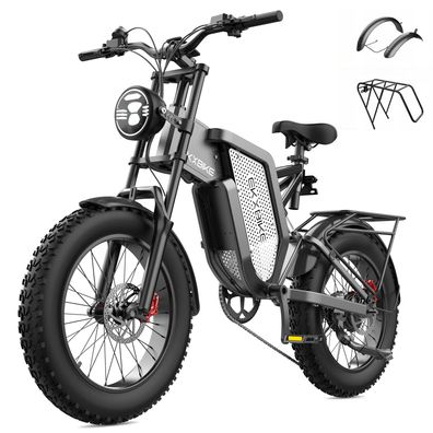 EKX X20 Elektrofahrrad 55km/h 2000W 48V 35AH 20" Reifen Hydraulische Bremse