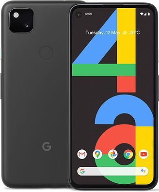Google Pixel 4a 5G 6 + 128 GB Single SIM Es ist schwarz