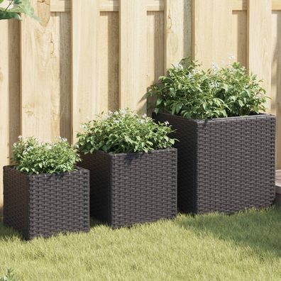 Mega-Shop XL | Pflanzkübel | Blumenkübel | Blumentopf | Blumenkasten | 3er Set