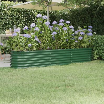 Garten-Hochbeet | Pflanzkasten | Blumenbeet | Kräuterbeet | Blumenkübel | Oval