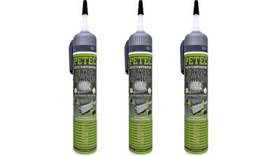 3x Petec Silikondichtung MATIC, schwarz, 200ml