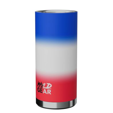Wyld Gear SLIM-CAN Cooler, red/white/blue