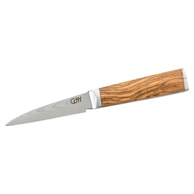 CJH Universalmesser, 67-Lagen Damast, Olivenholz