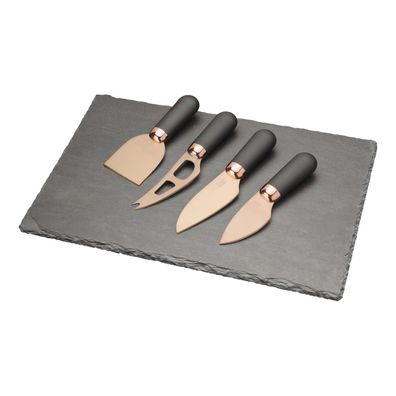 Taylor's Eye Witness Brooklyn ROSE GOLD Käse-Set mit Brett