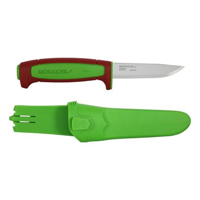 Morakniv BASIC 511 Outdoormesser, rot/grün