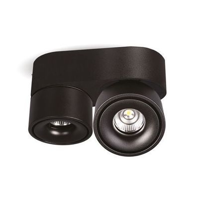 Deckenleuchte Schwarz Deckenstrahler warmweiß 3000K 1050 lm Spotlight Lampe