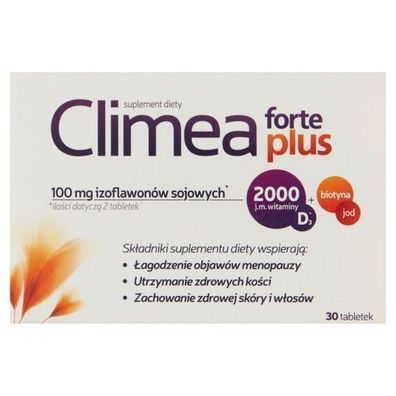 Climea Forte Plus Nahrungsergaenzungsmittel, 30 Tabletten