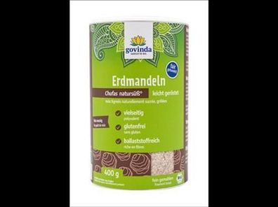Govinda 3x Erdmandel leicht geröstet, gemahlen 400g