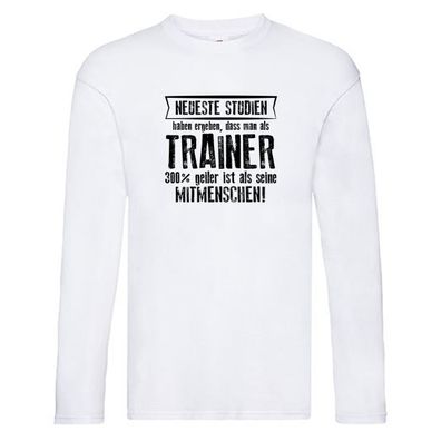 Neuste Studien: Trainer | Verein | Sport Long Sleeve Weiß