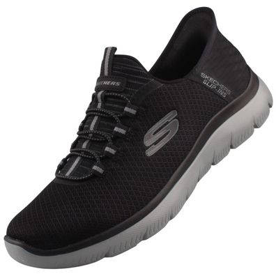 Skechers Slip-ins Summits High Range Herren Sneaker Black Charcoal 232457-BKCC
