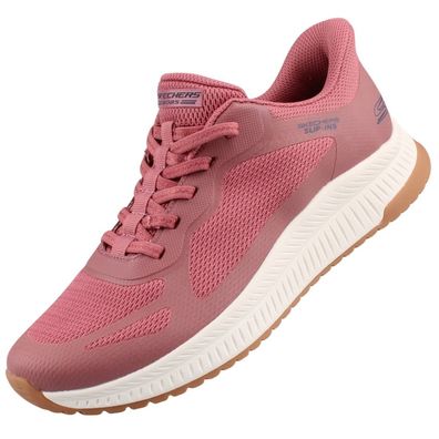 Skechers Slip-Ins Bobs Squad 4 Staple Look Damen Sneaker Rose 117624-ROS