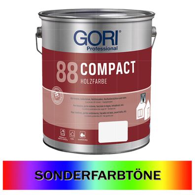 GORI 88 Compact Holzfarbe Sonderton 5 LTR Deckfarbe Holzschutz Holzpflege
