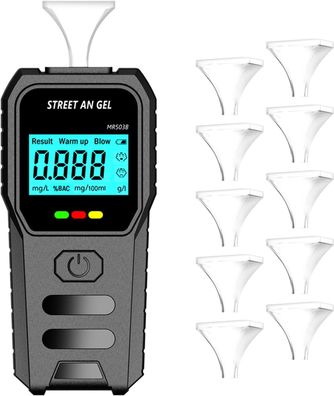 Hochpräziser Alkoholtester mit Sprachrückmeldung und LCD-Display für den Heimgebrauch