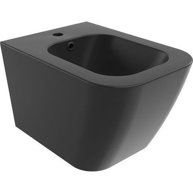 Mexen Madox wandmontiertes Bidet, Schwarz matt - 35155170