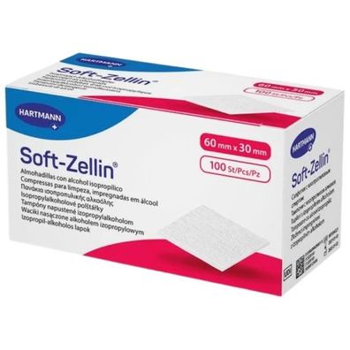 Soft-Zellin - Alkoholtupfer (100 Stk.)