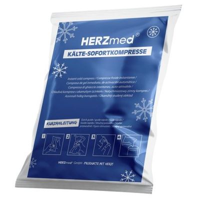 HERZmed® Sofort-Kältekompresse (1 Stk.)