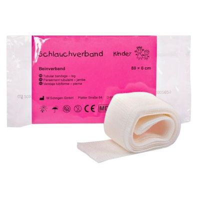 WS-Kinder Schlauchverband elast. 80 x 6 cm