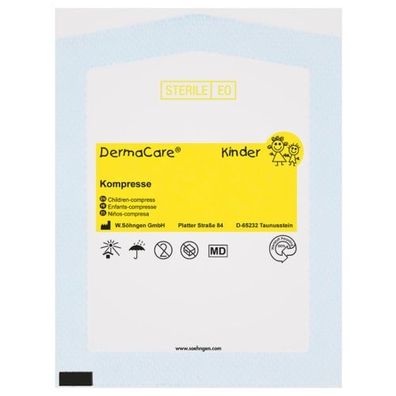 DermaCare Kinder Kompresse 8x6cm