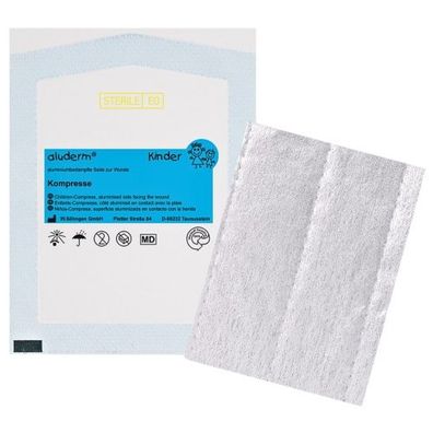 aluderm® Kinder Kompresse 8x6cm