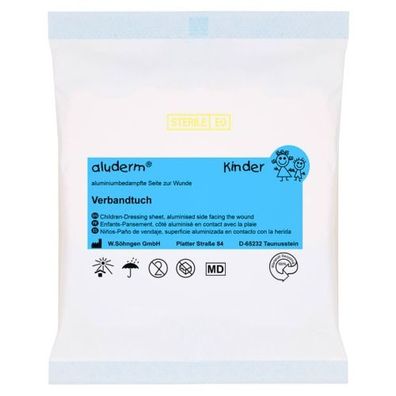 aluderm Kinder Verbandtuch 30x35cm