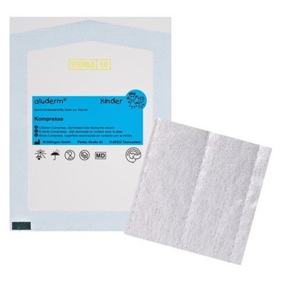 aluderm® Kinder Kompresse 6x6cm