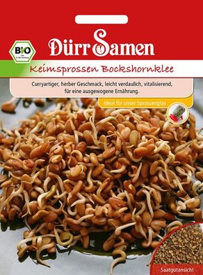 Dürr BIO Keimsprossen Bockshornklee 75g, würzig & aromatisch