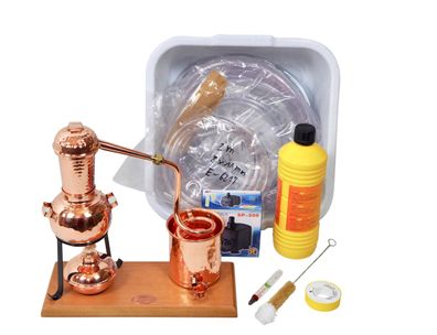 CopperGarden®" Destillieranlage ARABIA 0,5 Liter | Sorgenfrei Paket mit allem Zubehör