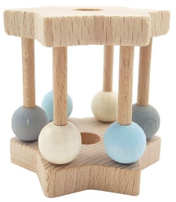 Babyspielzeug Sternrassel BxLxH 70x70x65mm NEU Babyrassel Spielzeugrassel Baby