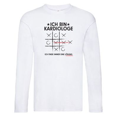 Löse Probleme: Kardiologe | Kardiologie Long Sleeve Weiß