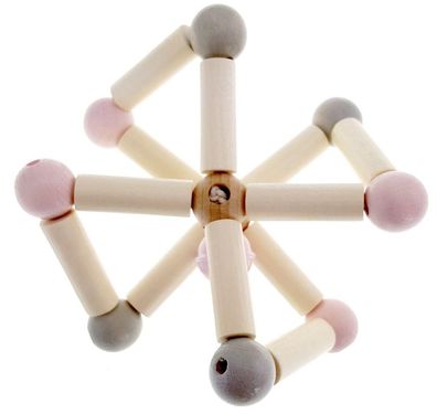 Babyspielzeug Rassel Twist rosa BxLxH 100x60x100mm NEU Babyrassel Motorikrassel
