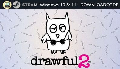 NEU PC Computer Spiel Drawful 2 für Windows 10 11 STEAM Game Key Download Code
