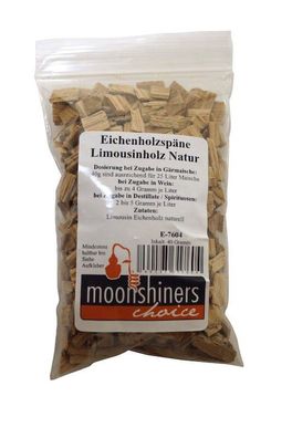 MoonshinersChoice" Holzchips Eichenholz, 40 Gramm ungetoastet