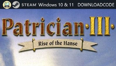 NEU PC Computer Spiel Der Patrizier 3 für Windows 10 11 STEAM Game Key Download