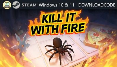 NEU PC Computer Spiel Kill It With Fire für Windows 10 11 STEAM Game Key Email