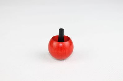 Holzspielzeug Halbkuglekreisel Rot BxH 3x3,7xcm NEU Holzspiel Geduldsspiel Geschi