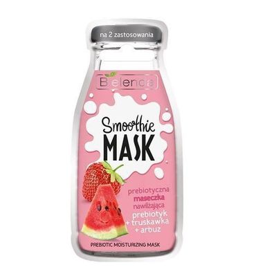 Bielenda Prebiotische Feuchtigkeits-Gesichtsmaske mit Erdbeere & Wassermelone, 1