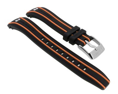 Lotus Chrono Uhrenarmband Kautschuk schwarz/orange 18257