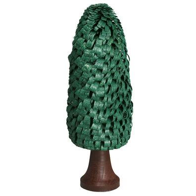 Ringelbaum Fichte mit Stamm grün Holzbaum H= 15cm NEU Baum Dekoration Seiffen
