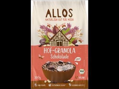 Allos 6x Hof-Granola Schokolade 300g