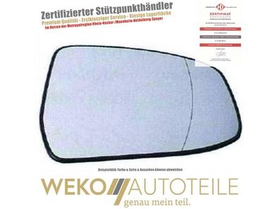 Spiegelglas, Außenspiegel links Diederichs 1416027 für FORD