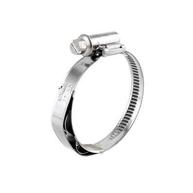 Schlauchschelle mit Wellfeder 12mm breit in W3 / (Spannbereich) 35-50 mm