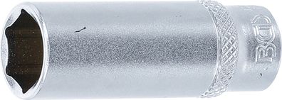 Steckschlüssel-Einsatz Sechskant, tief | Antrieb Innenvierkant 6,3 mm (1/4") | SW