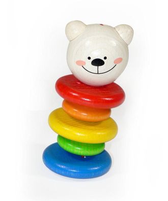 Babyspielzeug Greifrassel Ring BxLxH 70x50x100mm NEU Babyrassel Rassel Spielzeug