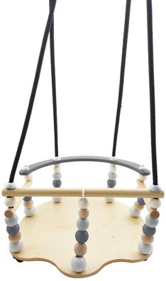 Schaukelspielzeug Gitterschaukel natur BxHxT 37x36x22cm NEU Holzschauel Aussen