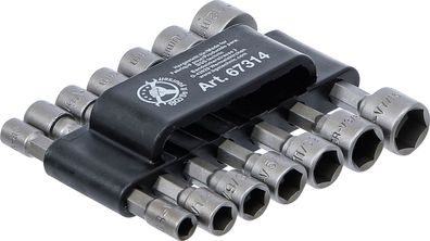 Steckschlüssel-Bit-Satz | Antrieb Außensechskant 6,3 mm (1/4") | metrisch + Zoll