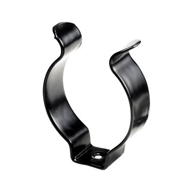 Offene Federstahlklammer Tool Clip, schwarz beschichtet / (Spannbereich) 6 - 7 mm