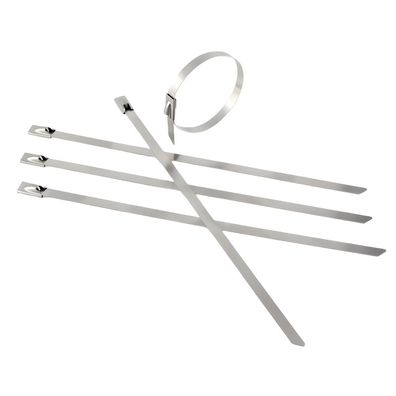 Edelstahl Kabelbinder Baby-Band Metall-Kabelbinder, V4A / (Breite x Länge) 4,5 x 840
