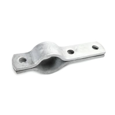 Zweiteilige Rohrschelle verzinkt nach DIN 3567 Form B / (Klemmbereich) 404 - 419 mm
